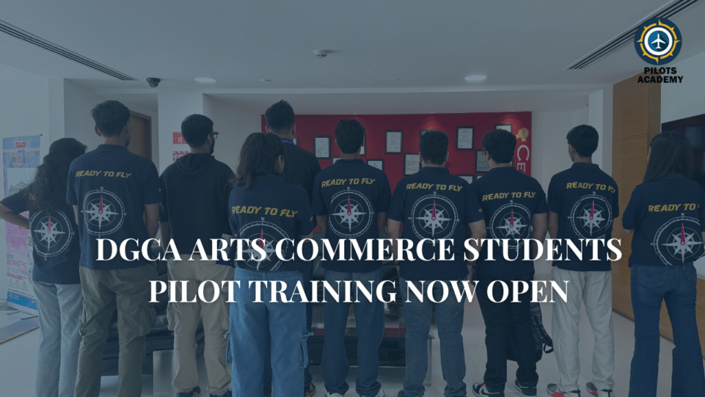 DGCA Arts Commerce Students Pilot Training Now Open